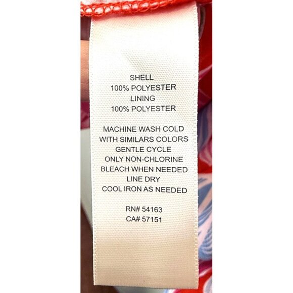 Eliza J Womens Red Pink Poppy Floral Pockets Halter Tiered Midi Dress Sz 12 New - Picture 7 of 8